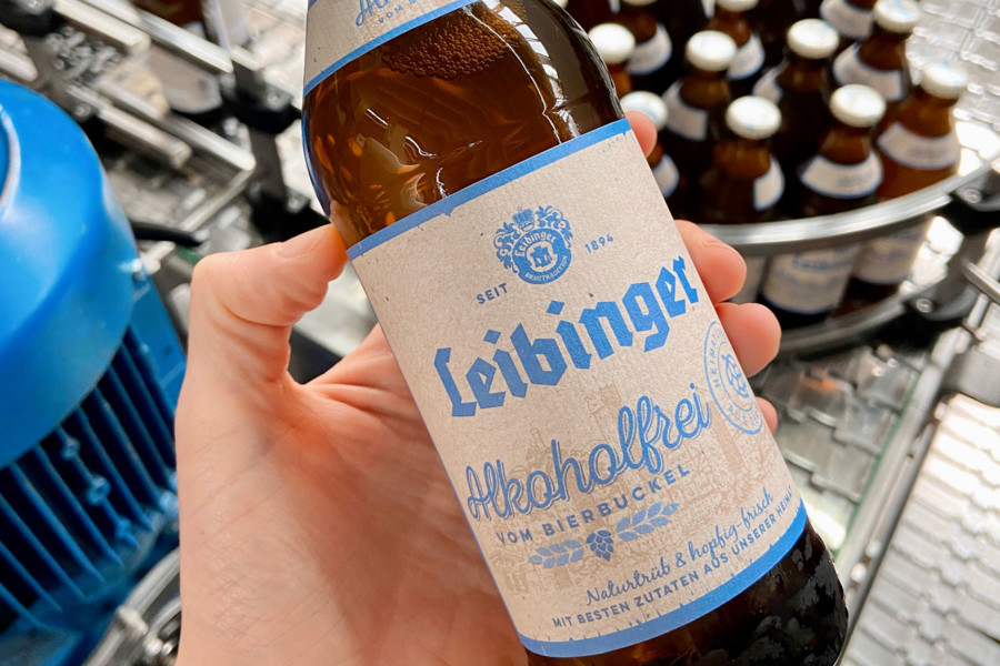 Die Brauerei Leibinger aus Ravensburg verwendet eine neue Hefe für das 'Alkoholfreie vom Bierbuckel'.|© Brauerei Leibinger
