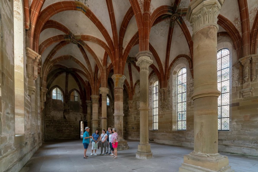 Die mittelalterliche Klosteranlage ist mit 30 Jahren eine der ältesten UNESCO-Welterbestätten in Baden-Württemberg.