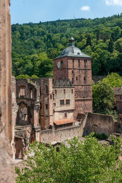 Schloss Heidelberg ist auch bei internationalen Autoren beliebt. 