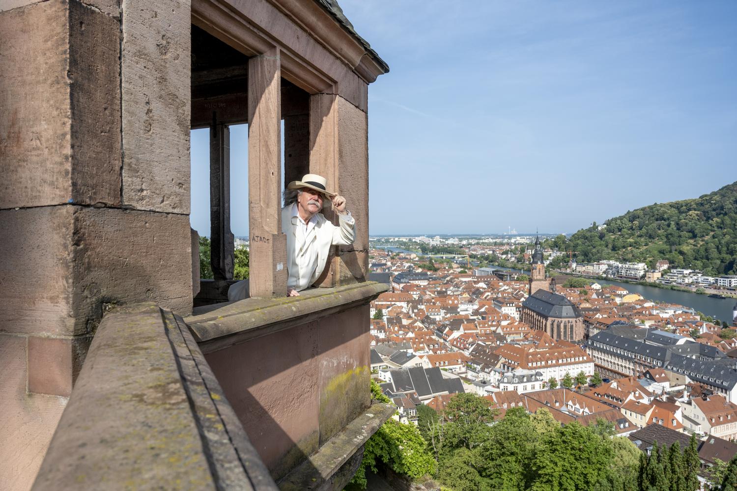 Der Blick vom Heidelberger Schloss auf Heidelberg hat etwas Romantisches.