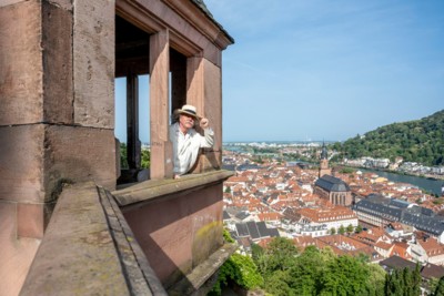 Der Blick vom Heidelberger Schloss auf Heidelberg hat etwas Romantisches.