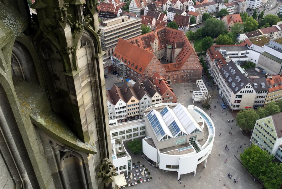 Blick vom Ulmer Münster auf die Stadt