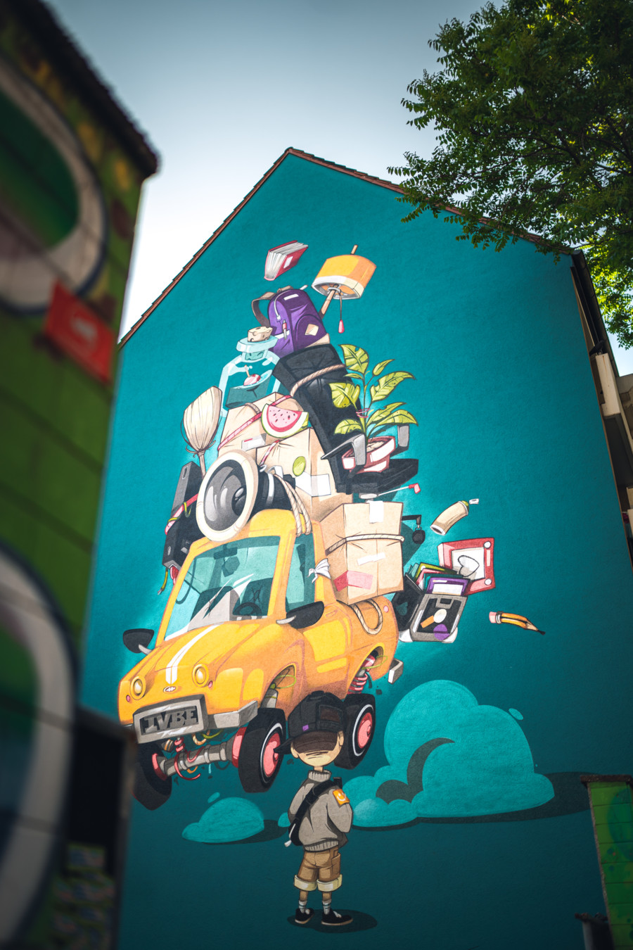 Das Projekt Stadt.Wand.Kunst. beeindruckt mit aufwändigen Murals